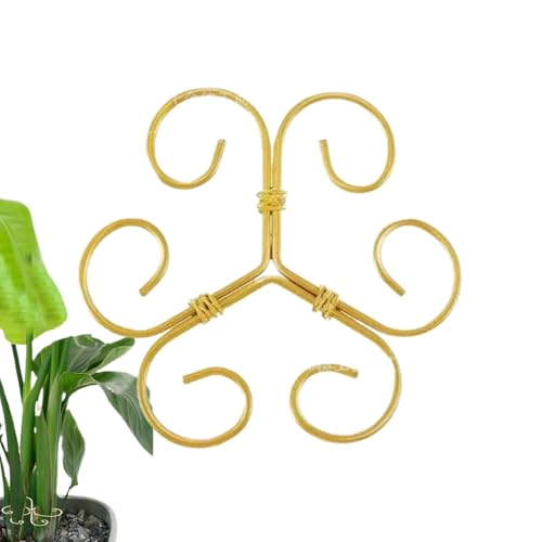 植物ステムサポート | 調整可能アイアン製植物成長支柱トレリス - 園芸トレリス つる性植物 グラジオラス 金のなる木 蘭 ローズバッド クライマー対応