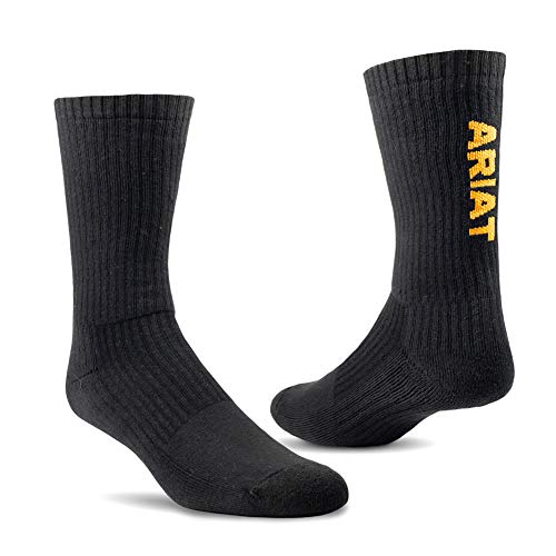 ARIAT Cotton Crew Black MD (9-11)