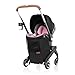 Evenflo Gold Shyft DualRide with Carryall Storage Infant Car Seat and Stroller Combo (Opal Pink)