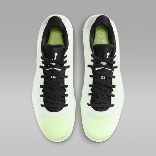 Nike Jordan Zion 3 Men's Shoes (DR0675-110, White/Black/Barely Volt/White) Size 84