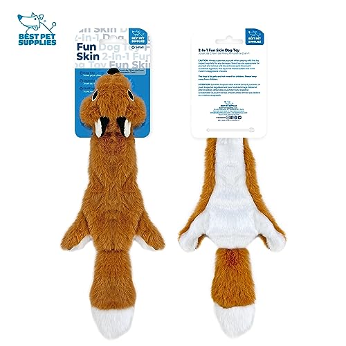 Best Pet Supplies Squeaky Dog Toys with Soft Durable Fabric for Small, Medium and Large Pets Interactive Toy for Indoor Play, Supports Active Biting and Play - Image 3