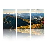 SALIZEN Cumberland Gap National Historical Park 3 Pieces Wall Art Paintings Perfect Canvas Art Vivid...
