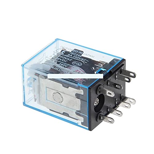 Relé de alimentación CA 8 pines PYF08A 220V DPDT MY2NJ interruptor electromecánico con base 3