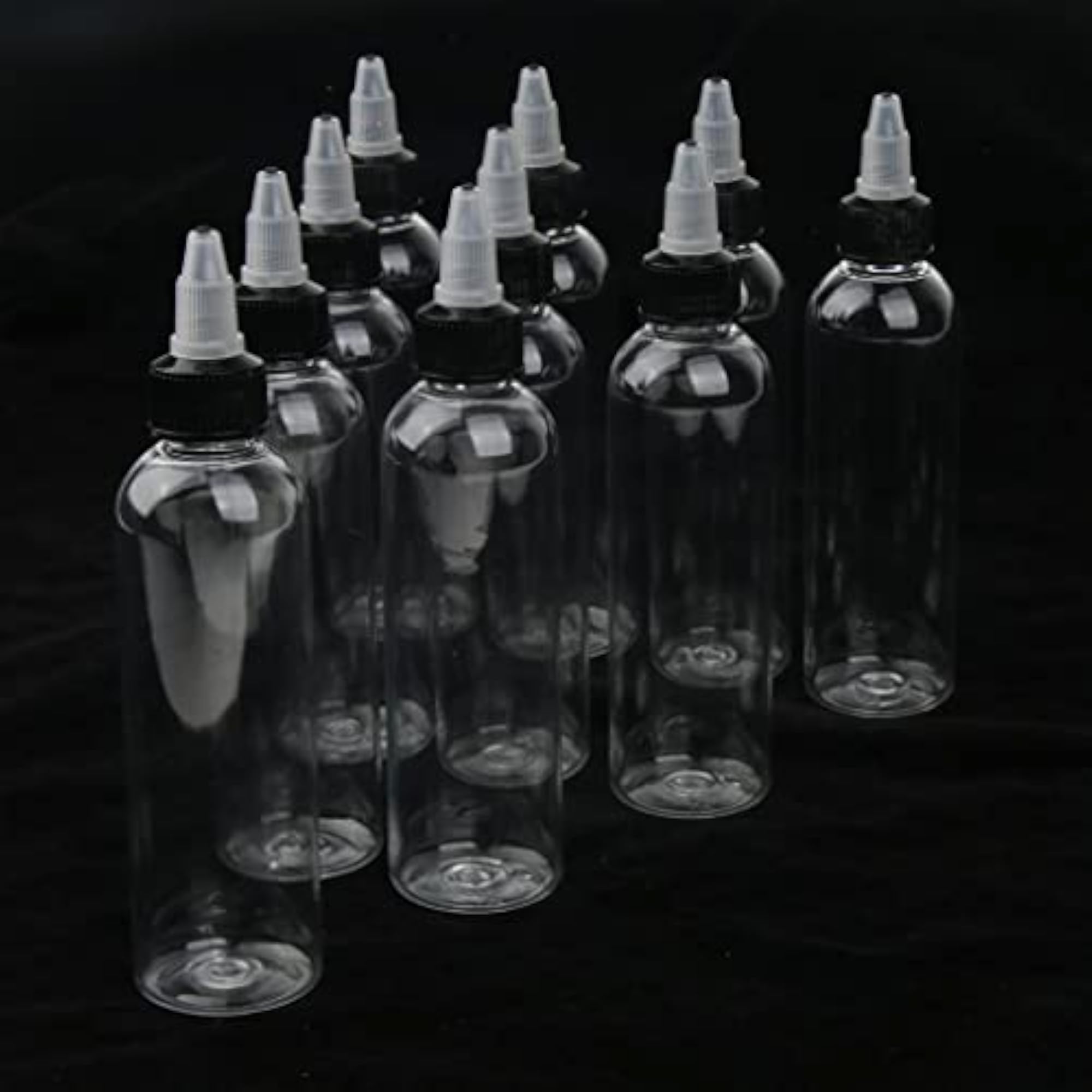 The Style Sutra 20x Empty PVC Squeeze Bottle, 120ml