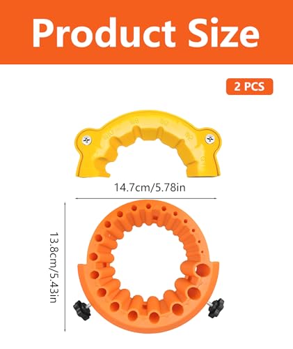 Image of 2pcs Drill Bit Sharpener Tool, Sharpening Kit for Home and Professional Use, Compatible with Most Drill Machines, Drill Bits Ideal for DIY and Emergency Repairs