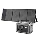 ALLPOWERS Solargenerator R600, 2x 600W (1200W Spitze) AC Ausgang Tragbare Powerstation mit 200W Solarpanel, 299WH LiFePO4 Batterie, Mobile Stromversorgung für Garten Reise Camping Wohnmobil Notfall
