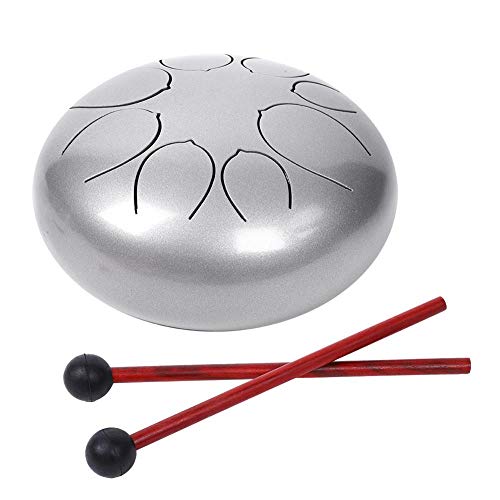 Estink Tambour de Langue en Acier Durable, Tambour de Casserole, Portable 10 Pouces pour Enfant Adulte avec Sac de… - Les Beatles, Paul McCartney, John Lennon, RIngo Starr, George Harrison Estink Tambour de Langue en Acier Durable, Tambour de Casserole, Portable 10 Pouces pour Enfant Adulte avec Sac de… – Image 3