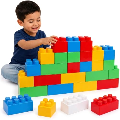 Liberty Imports 24 PCS Giant Interlocking Building Blocks for Toddlers