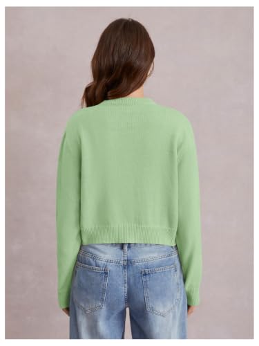 Image of SOLY HUX Women's Button Down Cropped Lightweight Cardigan Sweater | Cute Fall Fashion, 2026
