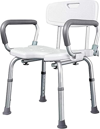 Banc de douche avec accoudoirs réglable pour senior