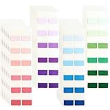 EnixwH 480 Stück Index Tabs Haftstreifen Seitenmarker Colored Annotation Tabs Klebrige Index Registerkarten für Kennzeichnung Klassifizierung Büro Dokumente Bücher Tagebuch Ordner Kalender Buch