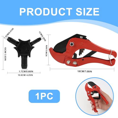 Miniatura 2 de Cortatubos Para Tubos Compuestos, Cortador De Tubos De Pvc, Tijeras Para Tubos De Pvc, Cortador De Tubos De Plástico, Calibrador Multifuncional Para Tubos De 16-20-26 Mm, Calibrador De Tubo Compuesto
