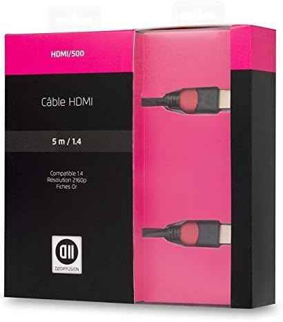 D2 Diffusion d2hdmi500 HDMI Cable 5 m Black - Image 5