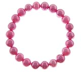 Süßwasserperlen Westwood Rocks Armband mit großen Perlen, Fuchsia, Rosa