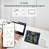 Sainlogic SA9 Plus Smart WiFi Weather Stations Wireless Indoor Outdoor Sensor 24/7 Weather Forecast by Weatherseed AI,Wind Speed and Rain Gauge Outdoor,UV,Alerts & 2-Year Data Export