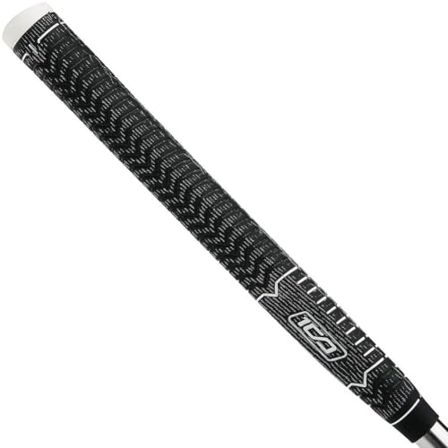 Image of Deep Etched Cord Putter Grip - Black by Lamkin