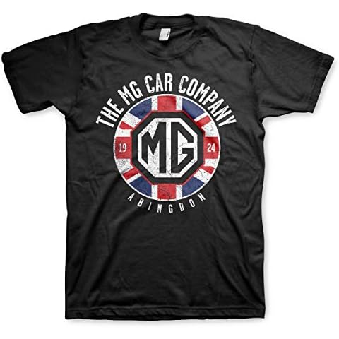 Officially Licensed The M.G. Car Company 1924 Mens T-Shirt (Black), L Cover