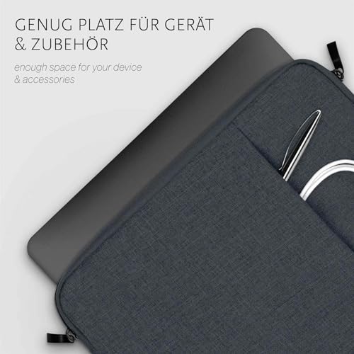 Funda para MacBook Pro M1 13 pulgadas con compartimento para accesorios moex gris 2