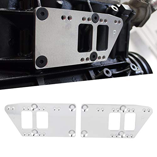LS Swap Motor Mounts Adapter Plates, LS Engine Mounts Billet Aluminum Swap Kit Universal Swap Bracket Conversion Adjustable Fit for Camaro - Thumbnail 2