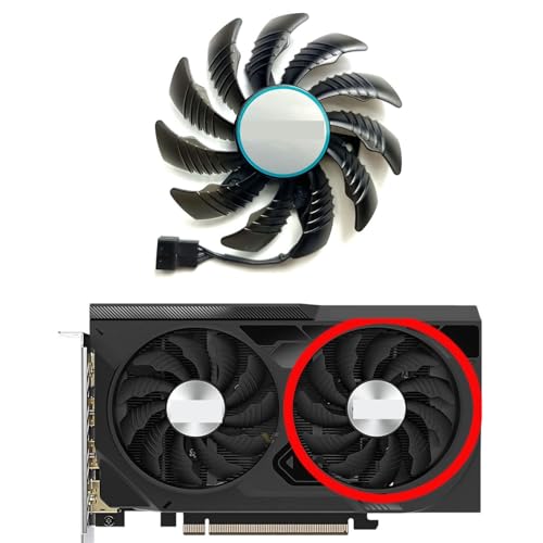 �m�[�g�p�\�R�����i GIGABYTE GeForce RTX4060 8GB WINDFORCE OC �O���t�B�b�N�J�[�h�p�����t�@��(Right fan)