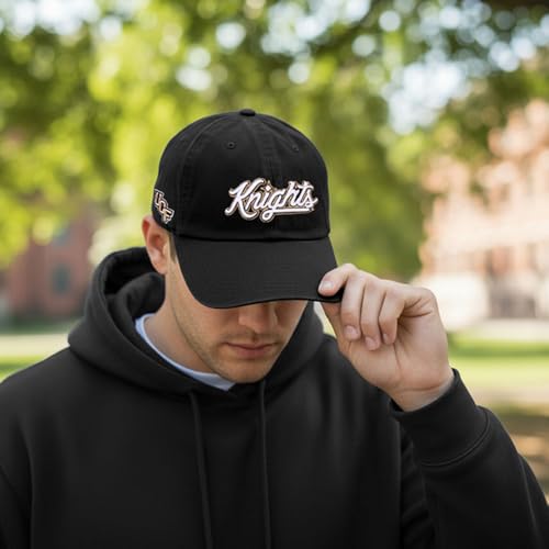 Gorra bordada ajustable negra estilo Baseball UCF miniatura 5