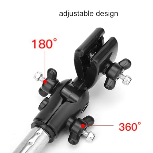 Support de parapluie de vélo multi-usage pour guidon de poussette et fauteuil - 8
