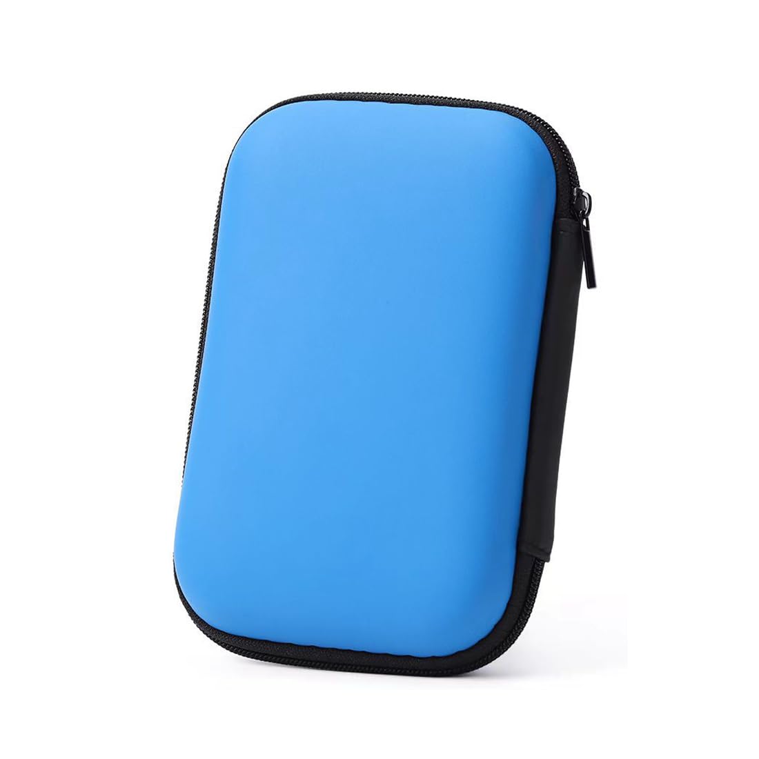 Custodia Hard Disk Esterno 2.5"per SDD HDD Caso, Memoria Esterna Portatile Disco Esterno Protettiva Borsa Antiurto Rigida Cover Case,Custodia Protettiva Antiurto per Accessori elettronici, Blu