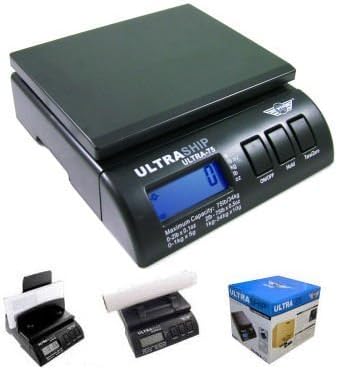 Diamond Packaging - Ultra75 - My Weigh 34Kg Postage/Parcel Scale, Neat Postal Scales + Adapter