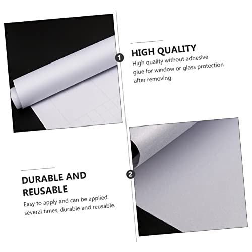 Película de vidrio esmerilado para ventana PVC no adhesiva miniatura 4