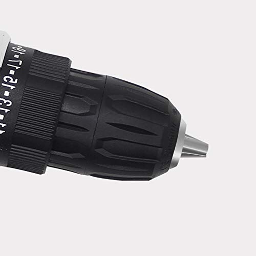 QHYXT Lithium-Bohrmaschine Wiederaufladbare Handbohrmaschinen Pistolenbohrer-Set mit Zwei Geschwindigkeiten… – Bild 7