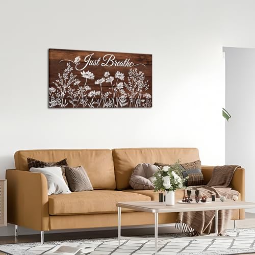 Art mural en bois de style rustique authentique