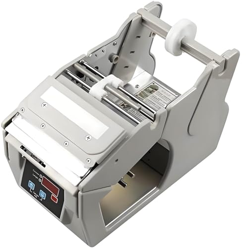 Automatic Label Dispenser 5-180mm Width Digital Control Label Peeling Machine with Bottom-Paper Rewinding for Food Electronics Industry X-130