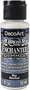 DecoArt Americana Enchanted Shimmer Farbzusatz Blau