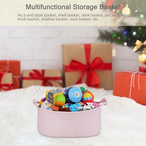 Image of Small Empty Gift Basket with Bag & Ribbons, Light Pink