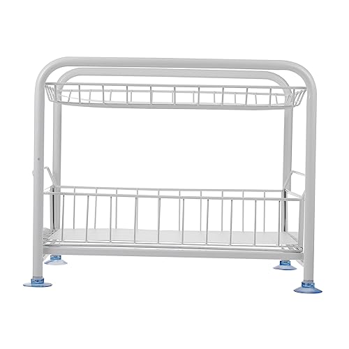 Alipis Kitchen Rack Telescopic under Sink Storage Easy to Use Pantry Organizer