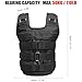 Yiju Adjustable Weighted Vest, Weighted Jacket, Weight Vest for Running, Weightlifting, Jogging, Boxing, Weights Not Included, Can Hold 110LB