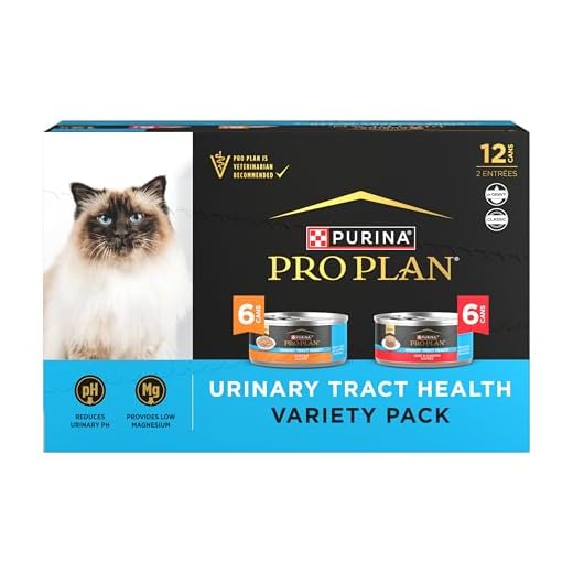 Purina Pro Plan Urinary Tract Wet Cat Food Variety Pack Urinary Tract Health Beef and Chicken Entrees - (Pack of 12) 5.5 oz. Cans