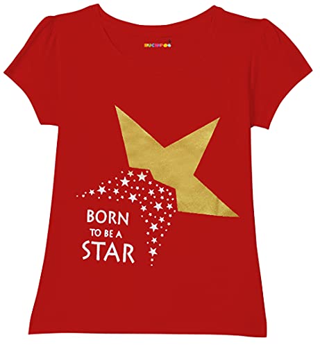 Image of Kuchipoo Girls Regular Fit T-Shirt and Short Set