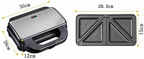LBF Waffeleisen Sandwich-Maschine, 5Verschiedene Backblech Sandwich Frühstück Maschine, vollautomatische Multi-Funktions… – Bild 3