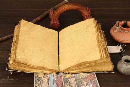 Image of CRAFT JUNKY Vintage Leather Journal Diary for Women & Men Travel Diary Notebook for Writing Deckle Edge Paper,200 Pages