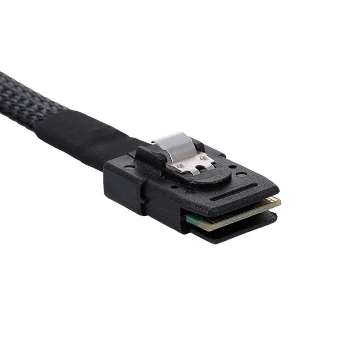 chenyang Mini SAS SFF-8087 36Pin Host 1 a 4 SAS SFF-8482 Target SAS Cable de disco SAS con cable de alimentación IDE 0.5M