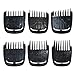 6-Pack Trimmer Guide Comb Guard Set for all 41mm P*hilips Norelco Multigroom T Blade MG5750 MG5760 MG7750 MG7770 MG7785 MG7790 MG7791 MG7796