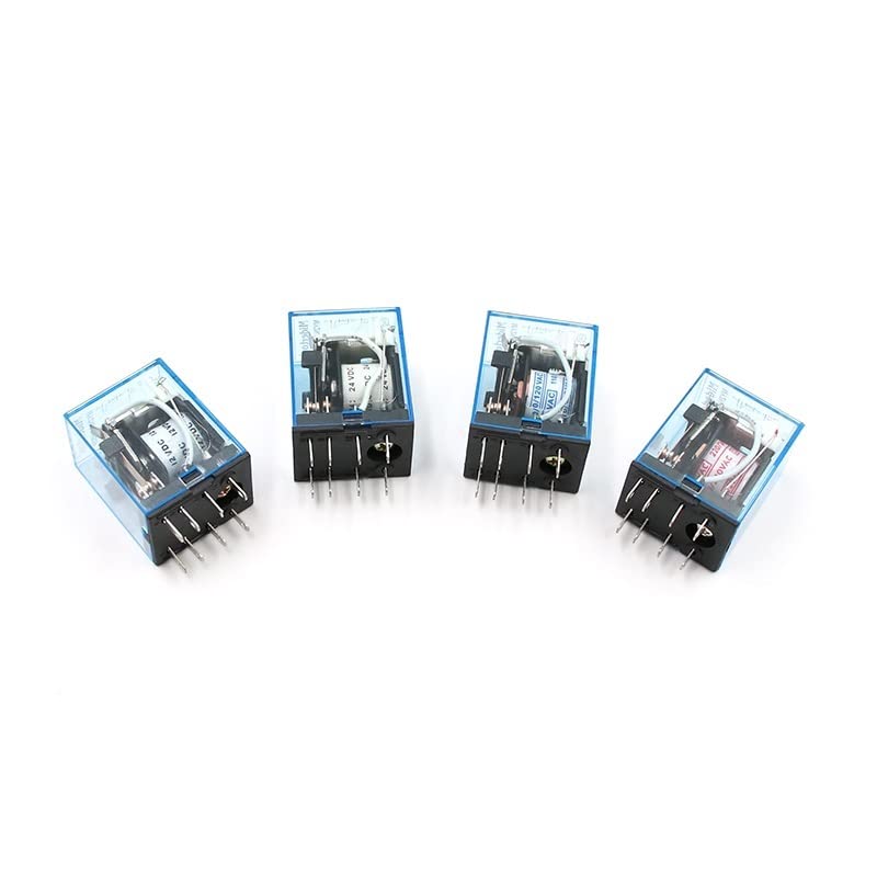 Bobina de relé general DPDT micro mini interruptor electromagnético AC 110V 220V DC 12V 24V LED