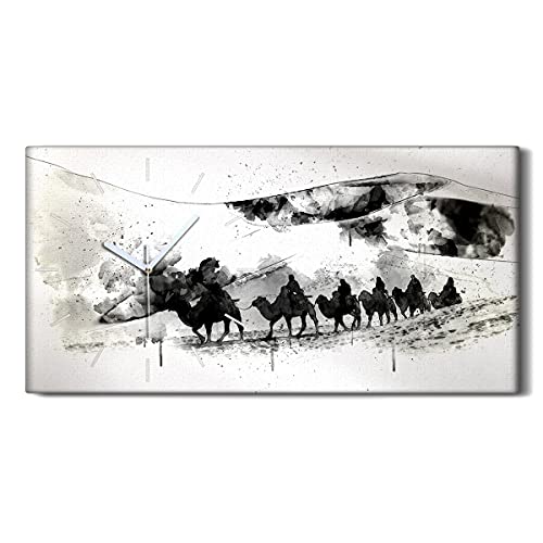 Horloge sur Toile Sans Tic-Tac Image Décoration Design Abstrait