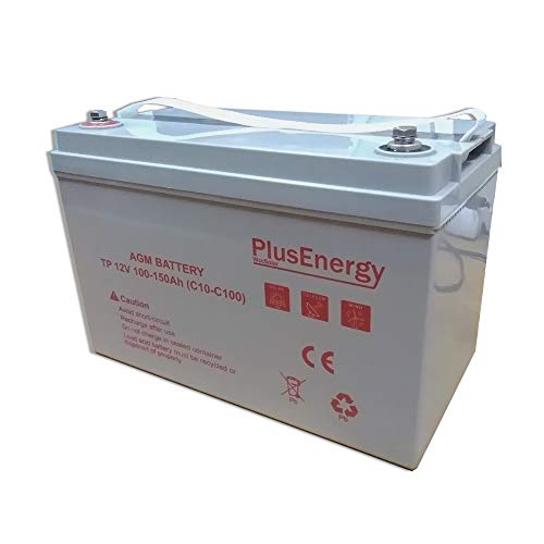 Bateria AGM PlusEnergy 12V 100-150AH C10 - C100 - Ciclo Profundo