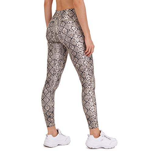 Girl Python Snake Print Yoga Pants 
