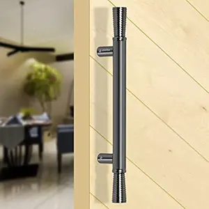 Plantex Main Door Handle/14 Inch Door Handle/Pull Push Door Handle/Home & Door Decor- Pack of 1 (122 - Grey Glossy) - 3 Years Warranty, Pull Handle