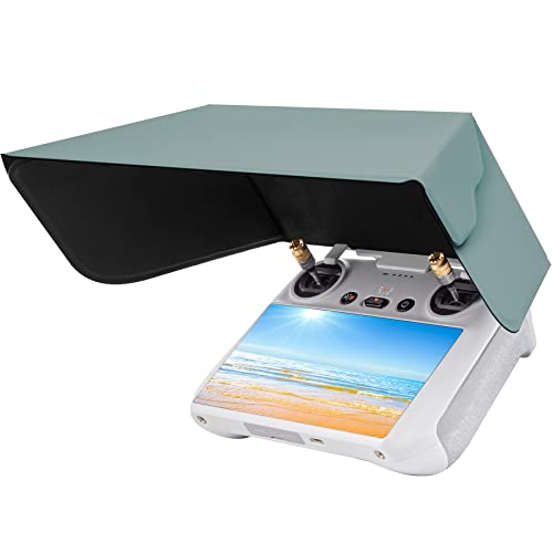 Hanatora Sun Hood Shade for DJI RC(Mavic 3 Classic/Pro,Mini 3/3 Pro Remote Controller),Foldable Monitor Sunshade Accessories