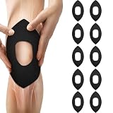 Tape Knie Vorgeschnitten Kinesiologie Kinesiotape Knieschoner Stabilisieren, Knietapes Stabilisierung Wiederverwendbar, 10 Stück Precut Muskel Patch für Knie Taping Band Vorgeschnittener Kniegelenk