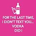 Paperproducts Design 1251245 "I Didn't Do It - Vodka Did!" Cocktail Napkin
